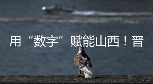 用“数字”赋能山西!晋阳湖·数字经济发展峰会启幕