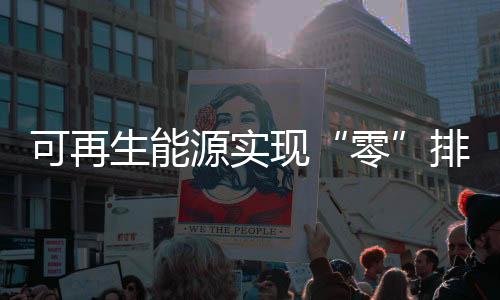 可再生能源实现“零”排放(旗舰报告)
